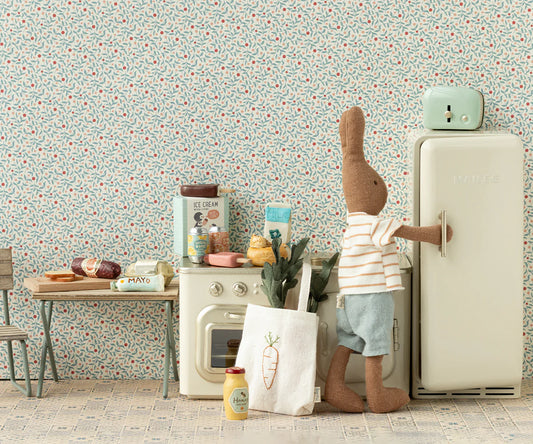 Toaster With Bread, Miniature - Mint