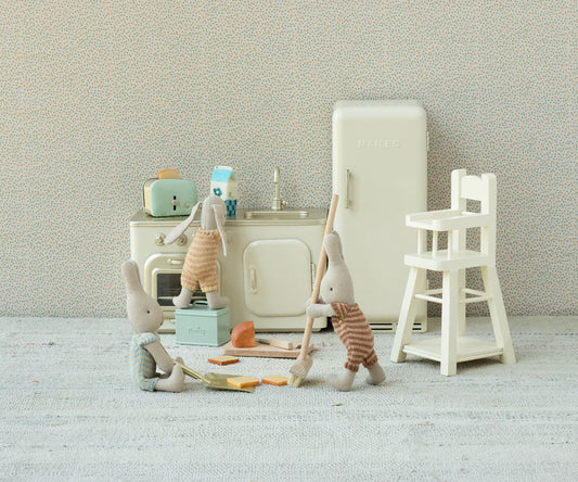 Bread Box With Utensils, Miniature