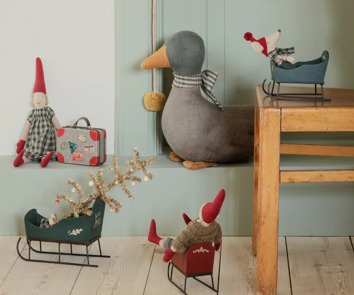 Sleigh, Mouse-Red