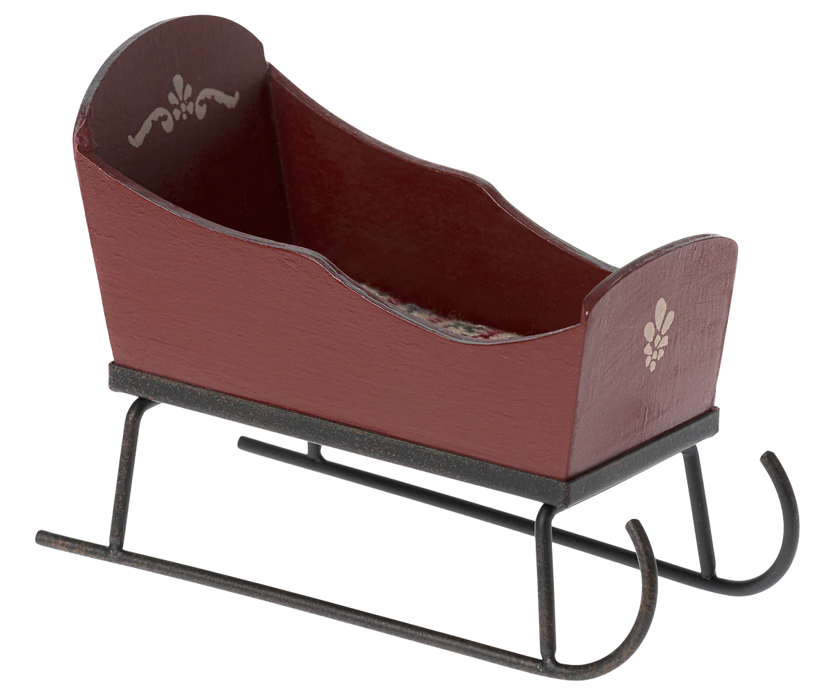Sleigh, Mouse-Red