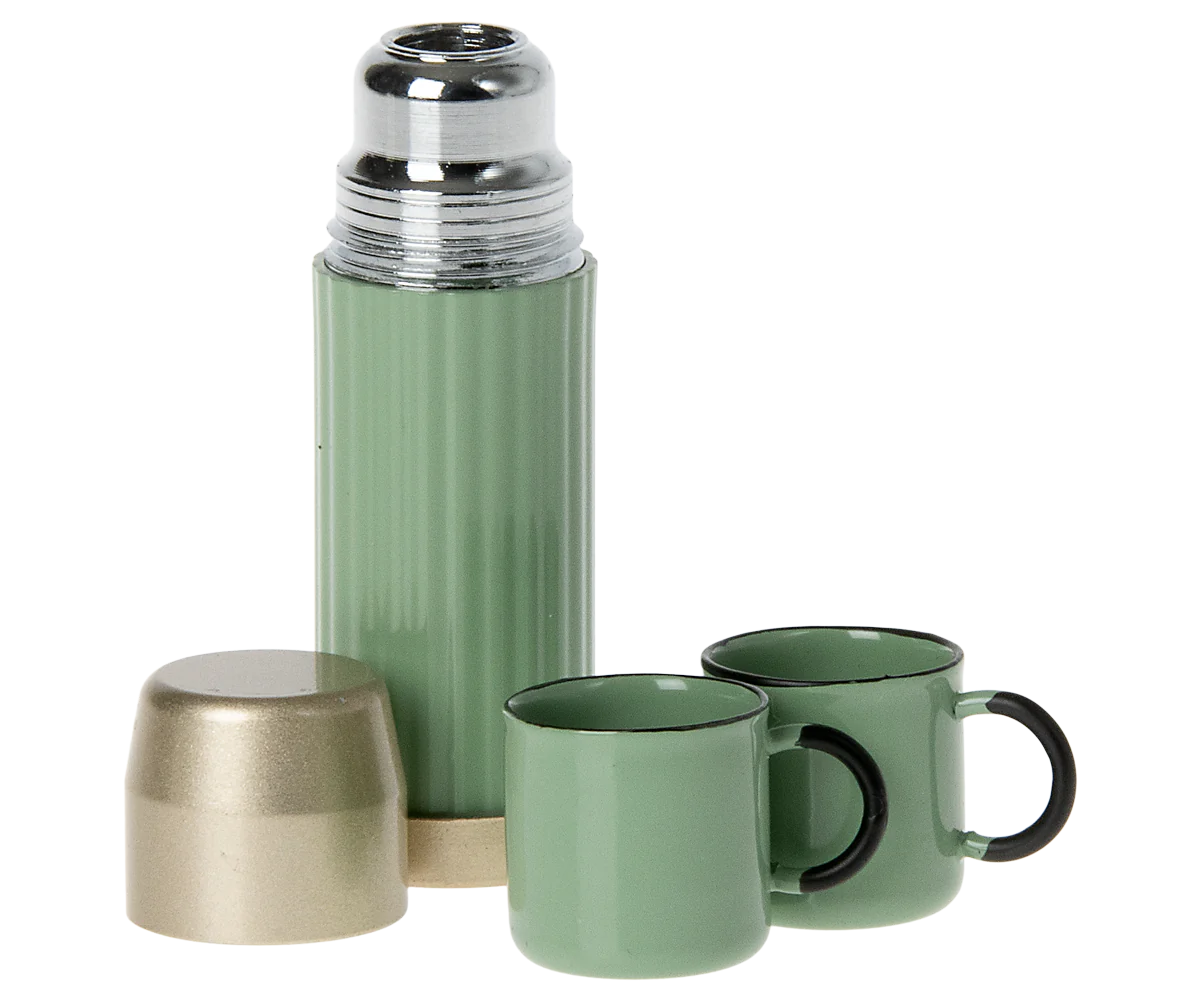 Thermos and cups, Mouse - Mint