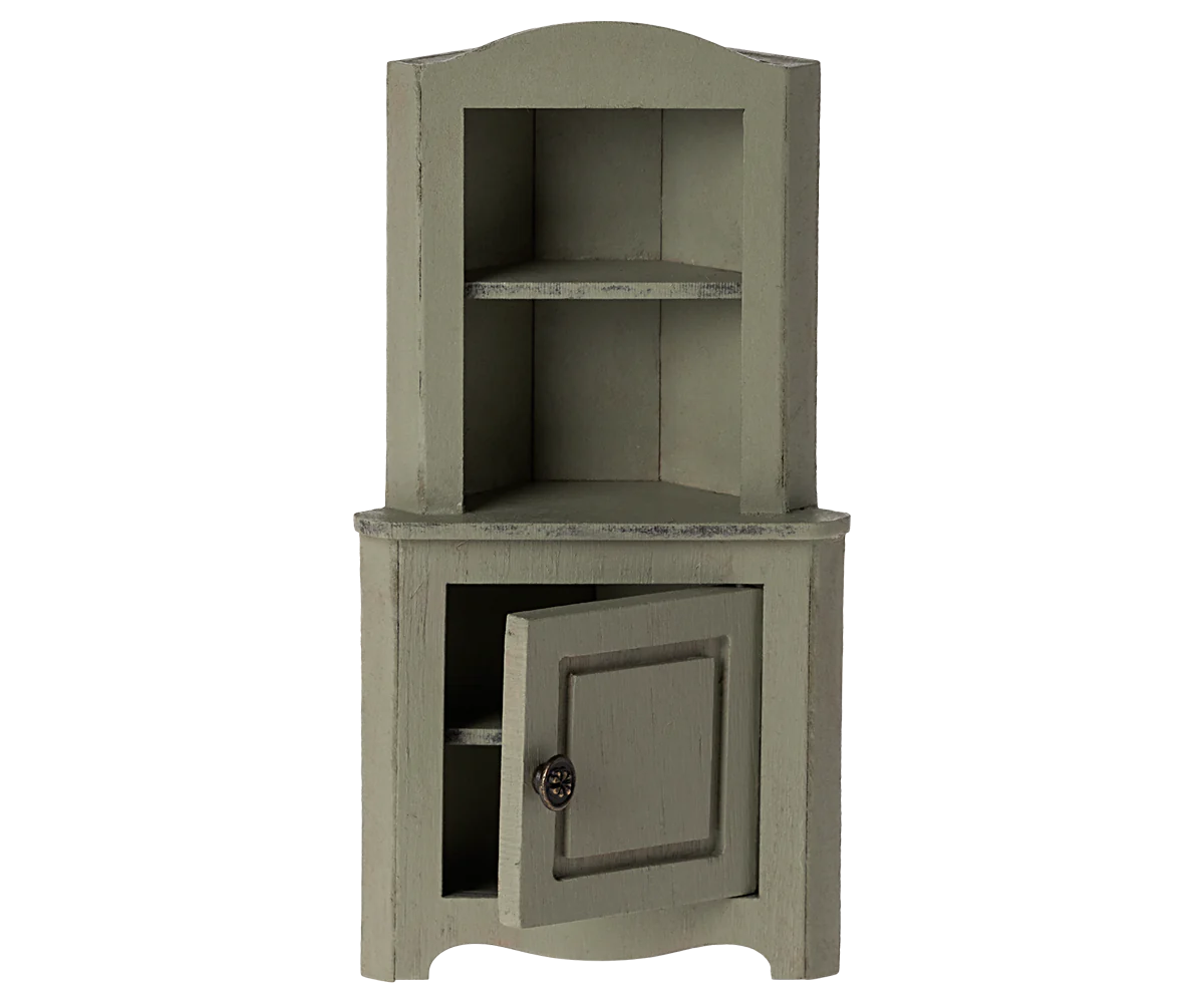 Corner Cabinet, Mouse - Light Green