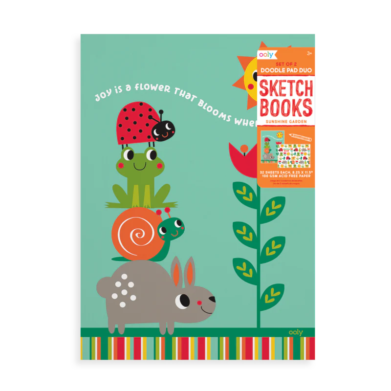 Doodle Pad Duo Sketchbooks - Sunshine Garden - Set of 2