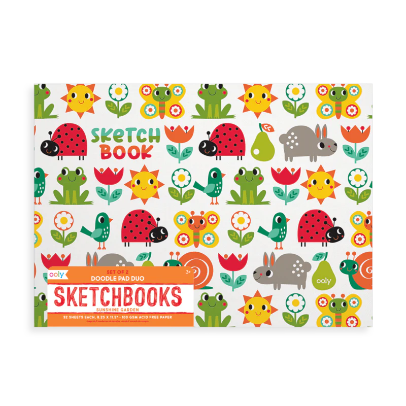 Doodle Pad Duo Sketchbooks - Sunshine Garden - Set of 2
