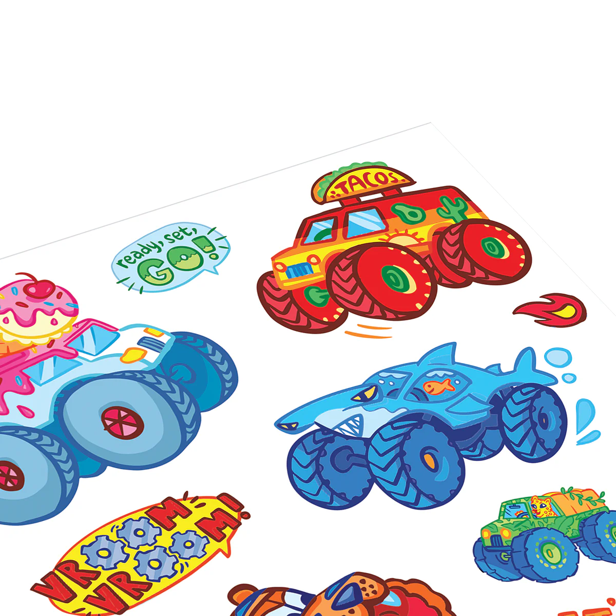 Stickiville Stickers: Monster Truck