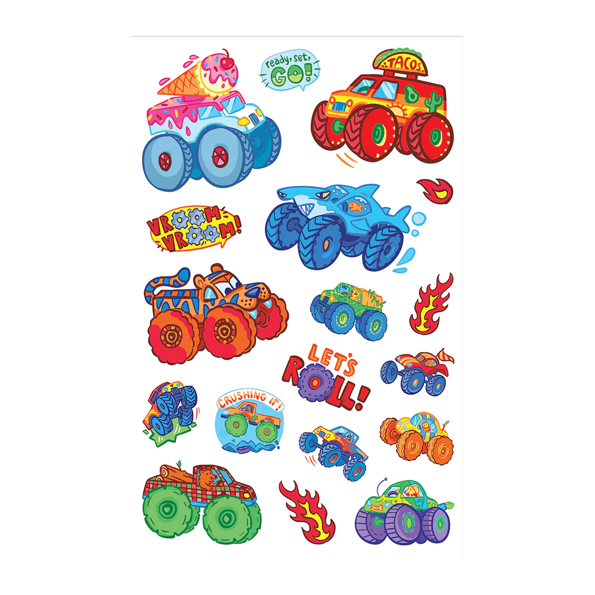 Stickiville Stickers: Monster Truck