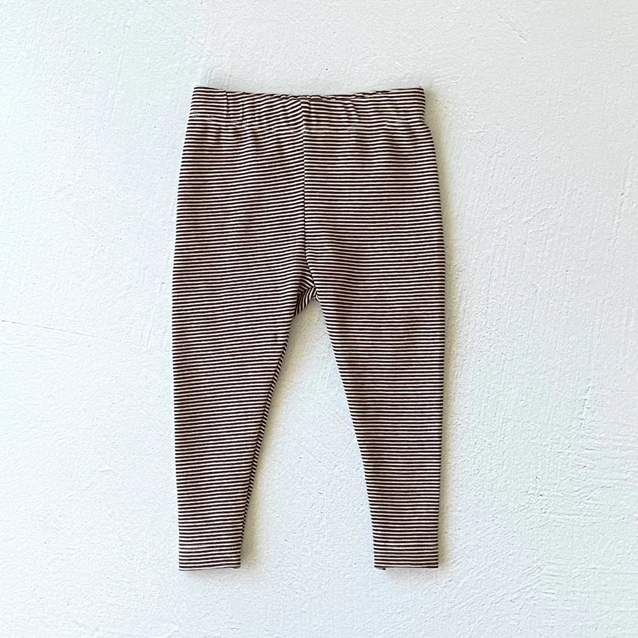 Stripe Rib Solid Knit Baby Legging