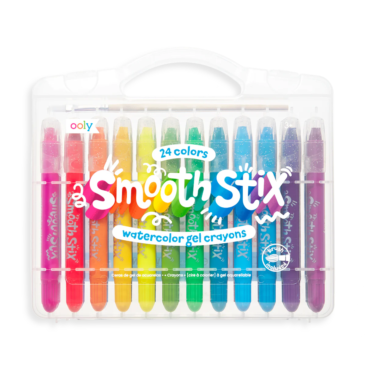 Smooth Stix Watercolor Gel Crayons - Set of 12 Colors