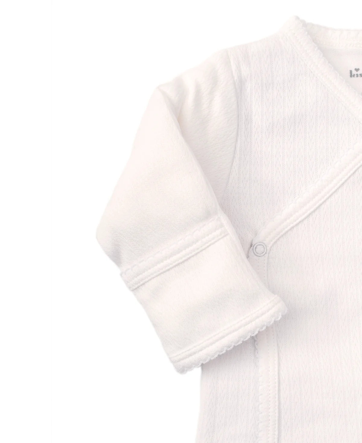 2PC Kissy Pointelle Cross Tee / Pant Set