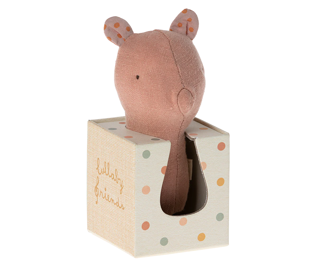 Lullaby friends, pig rattle
