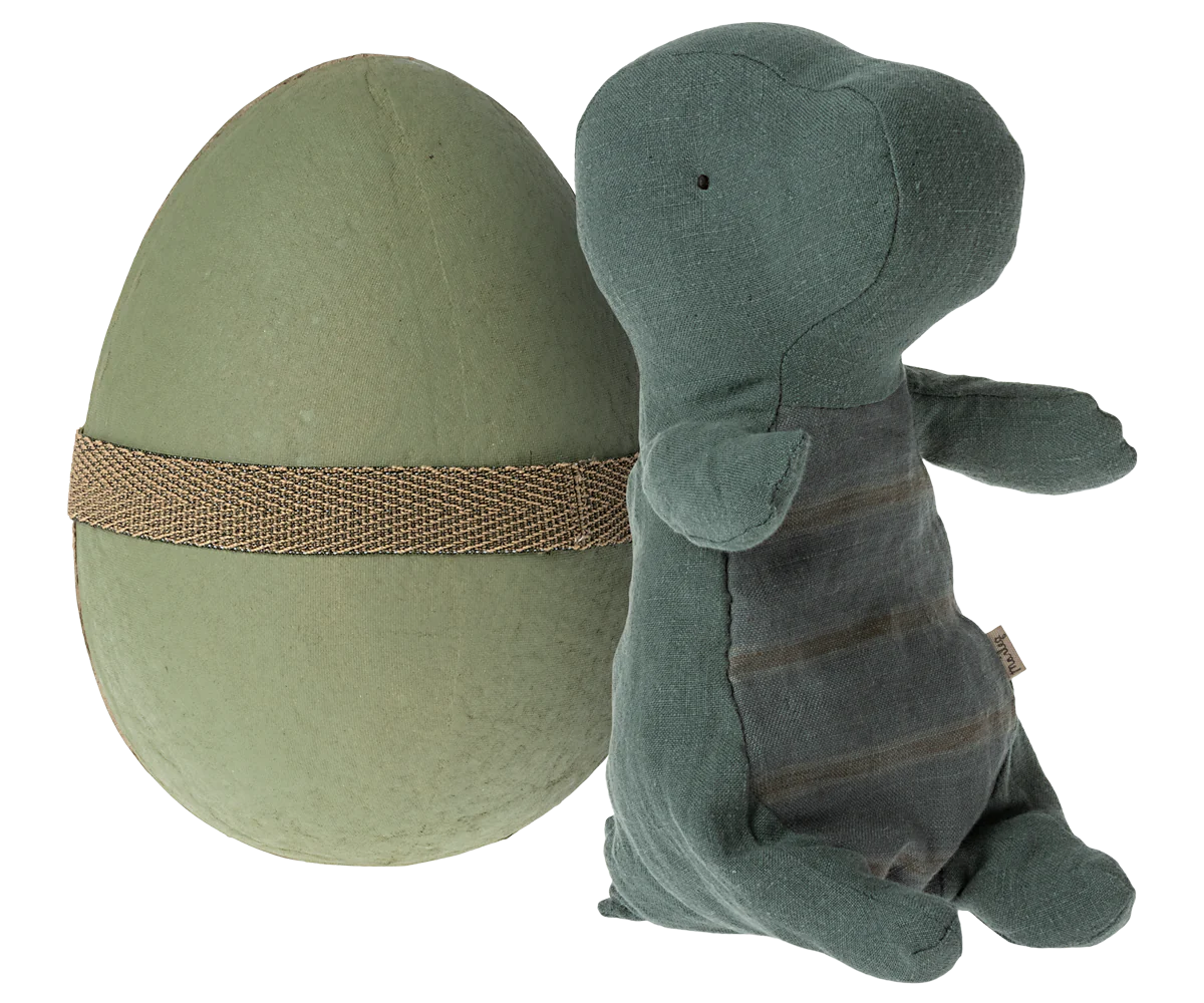 Gantosaurus in egg, Small-Dark petrol