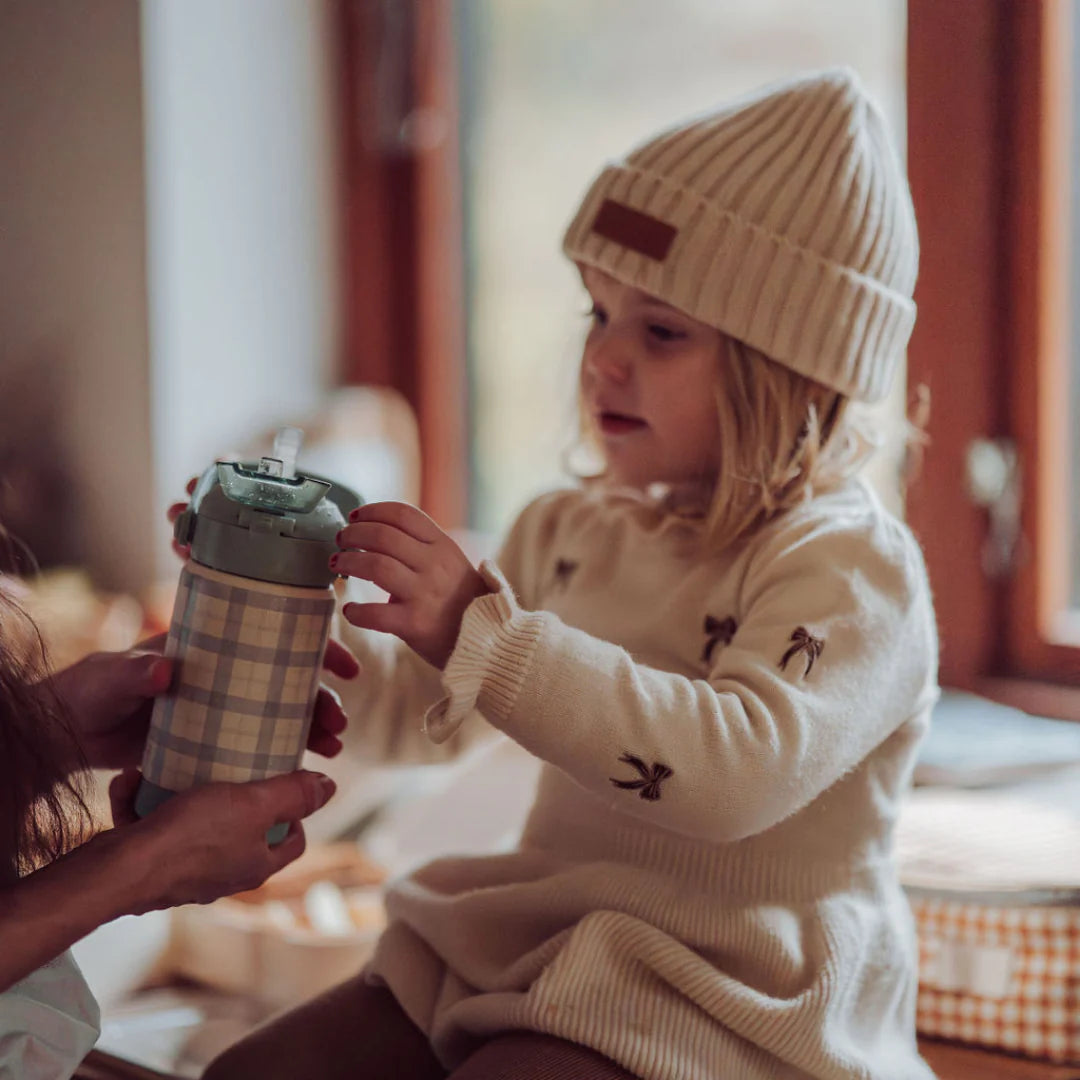 Knit Beanie Wide Rib