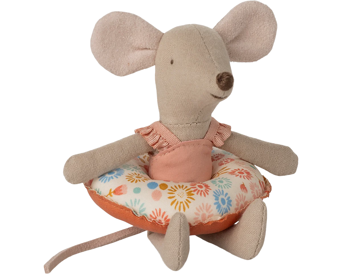 Beach mouse with float, Little sister - Flower