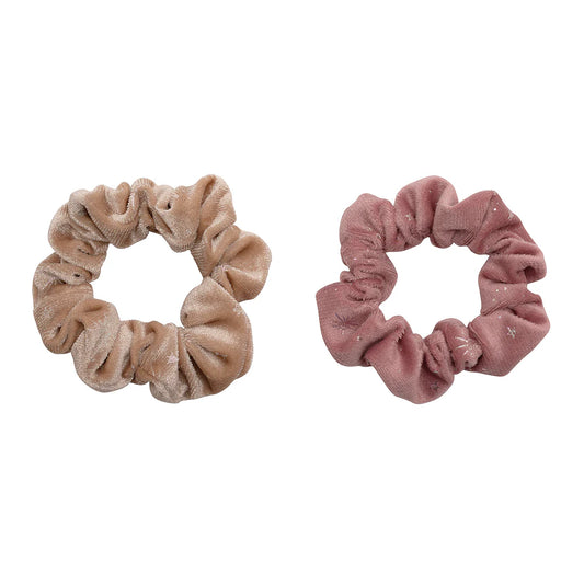 Velvet Scrunchie Pack - Pink Multi