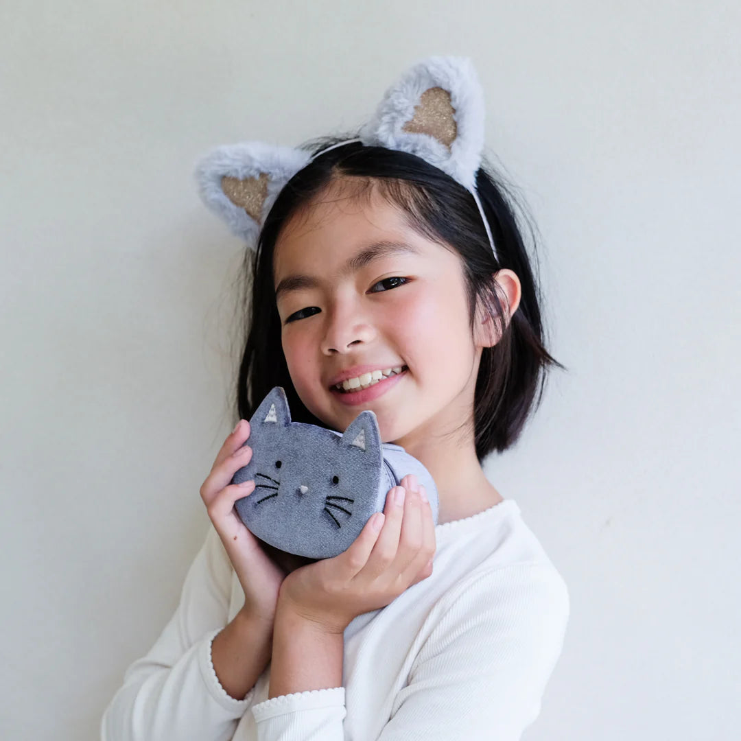 Kitty Cat Jewelry Box - Grey