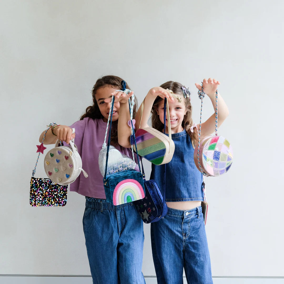 Jazzy Hearts Velvet Bag