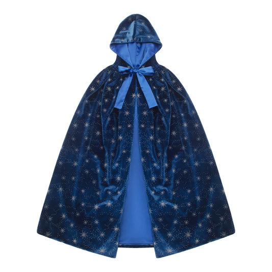 Ice Queen Velvet Cape - Blue
