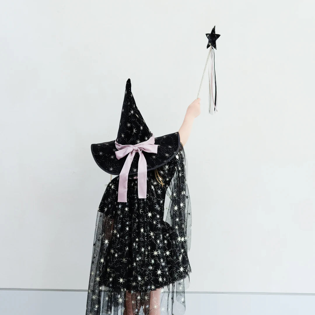 Agatha Tulle Cape - Black