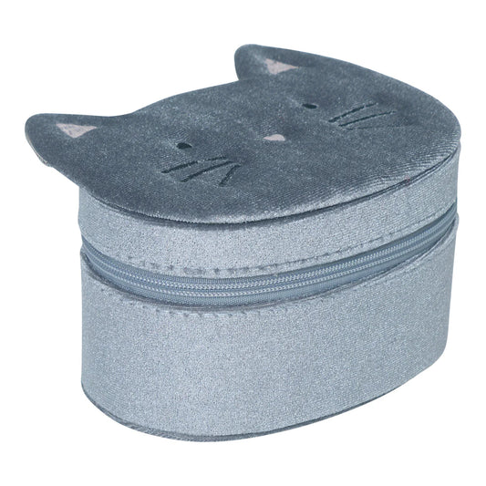 Kitty Cat Jewelry Box - Grey