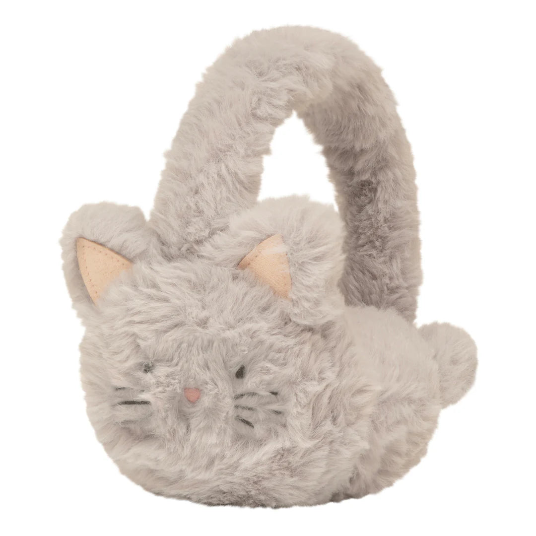 Kitty Cat Earmuffs - Grey