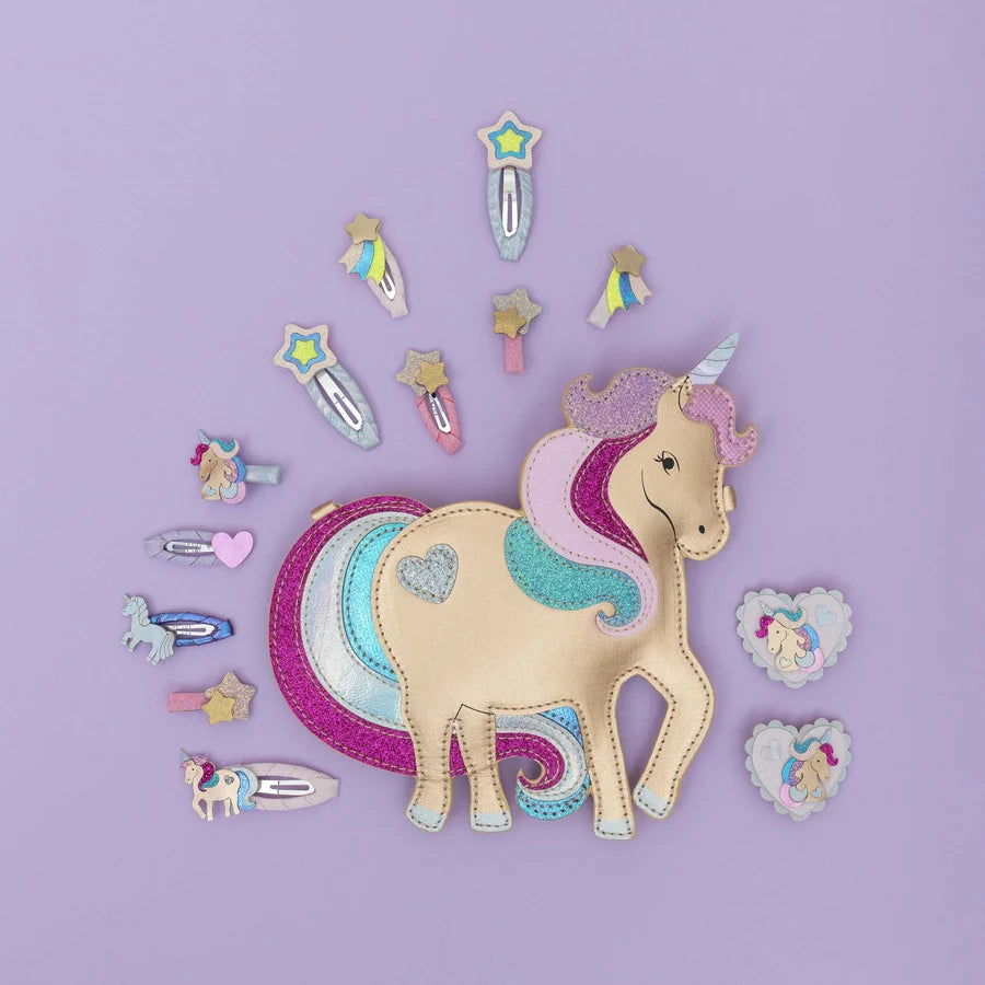 Unicorn Heart Clips