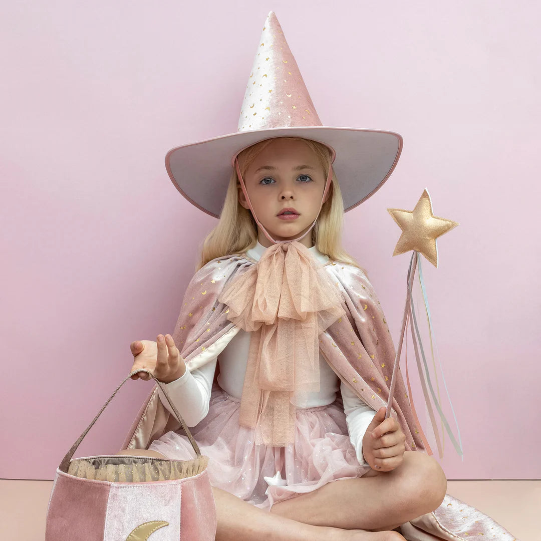 Glinda Bow Witch Hat - Pink