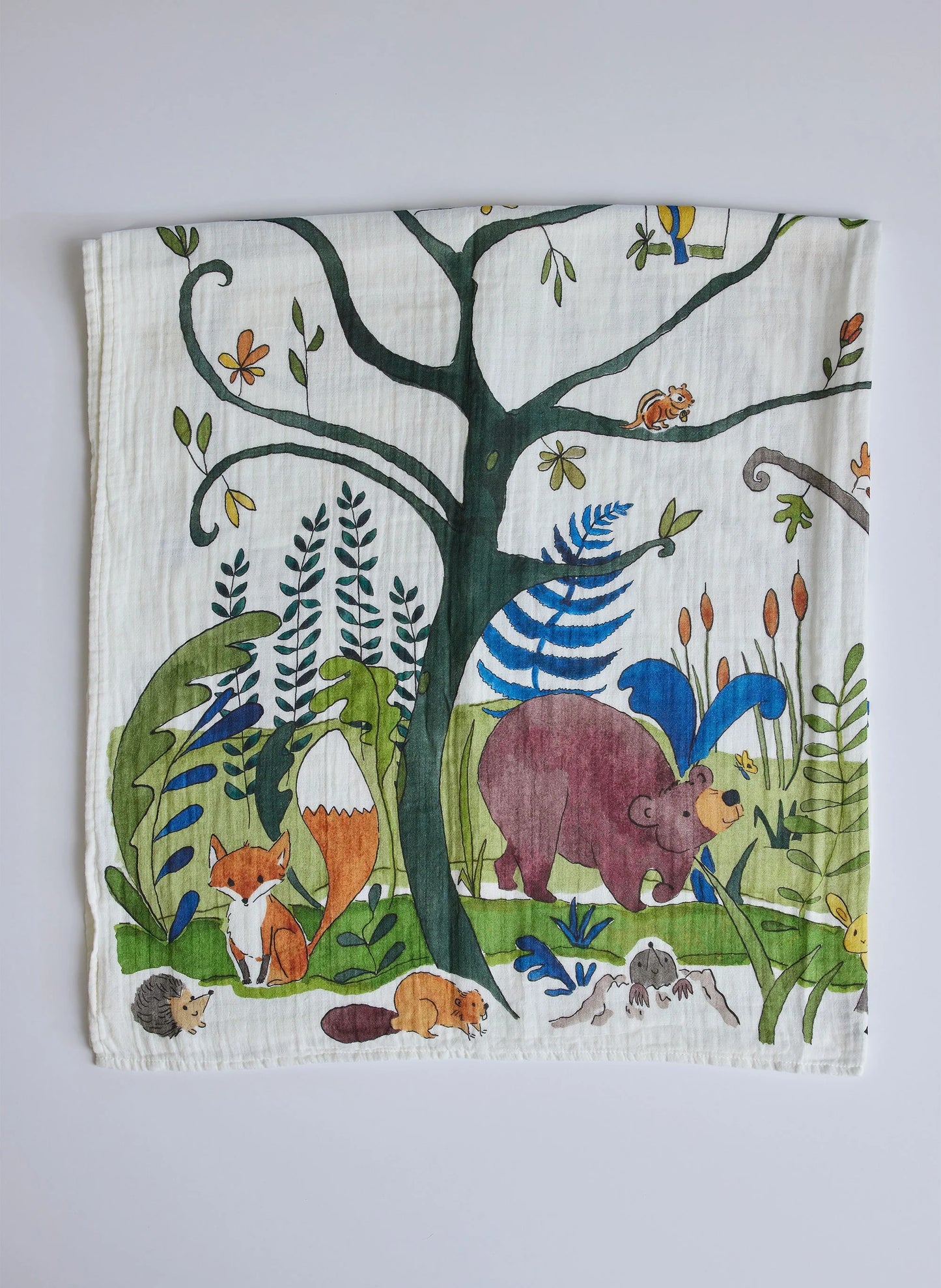 Timo & Violet- Alsatian Forest Bear Shawl Blanket
