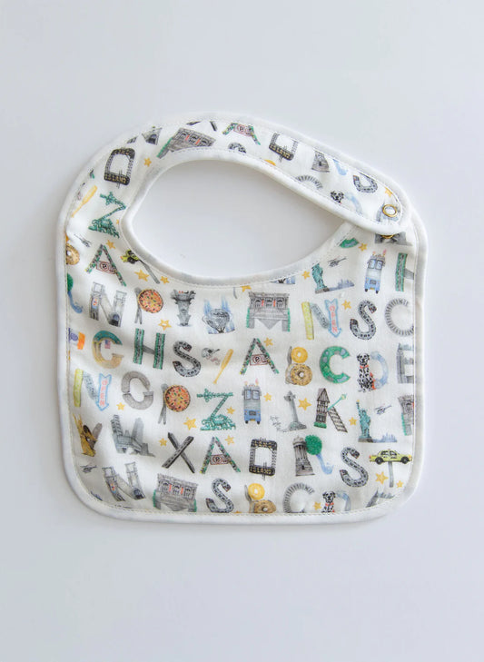 NYC Alphabet Soup Bib