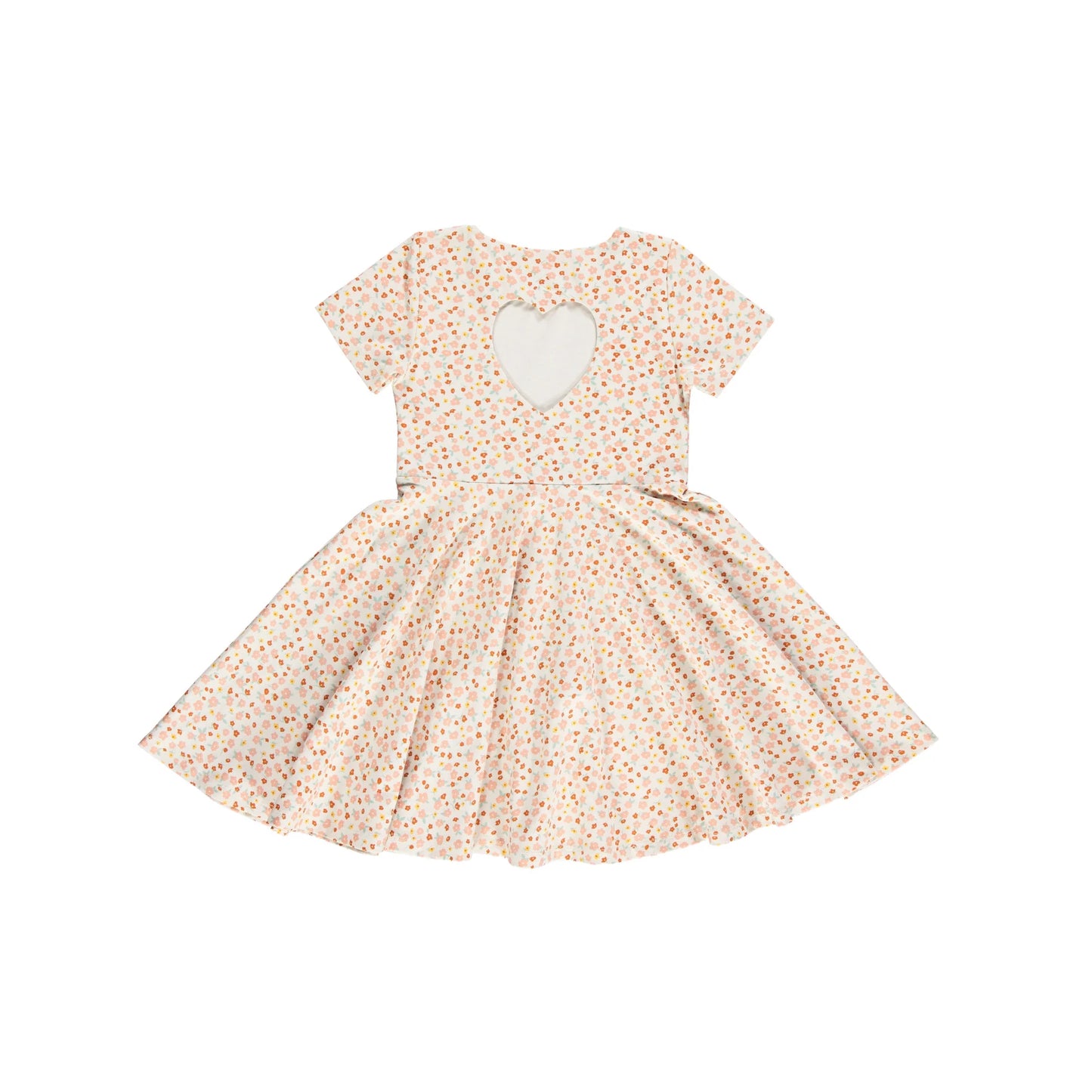 Organic Cotton Jersey Sweetheart Twirl Dress