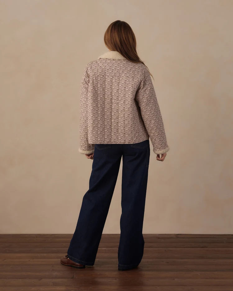 Women's Quilted Collared Jacket