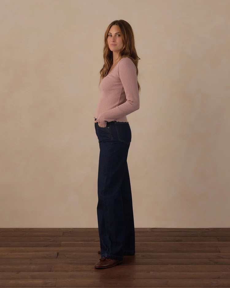 Women's Ribbed Long Sleeve