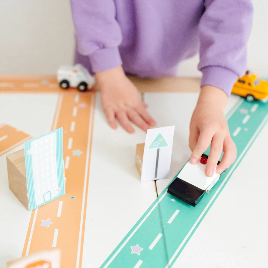 Colorful Play Road Tape 4P Set