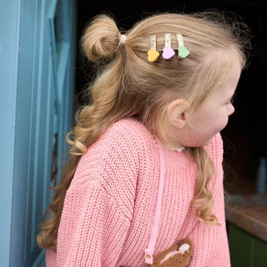 Scallop Heart Mini Clip Set