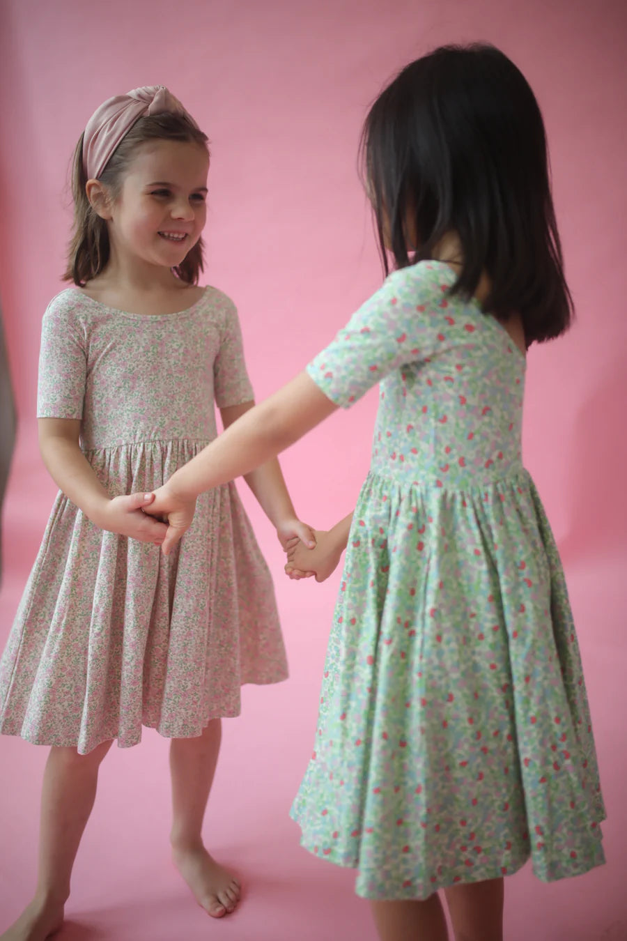 Short Sleeve Twirl Dress