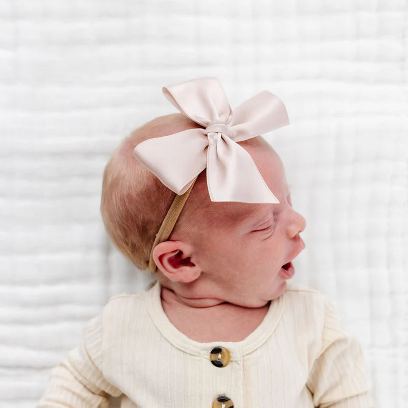 Satin Bow - Primrose Headband - Large