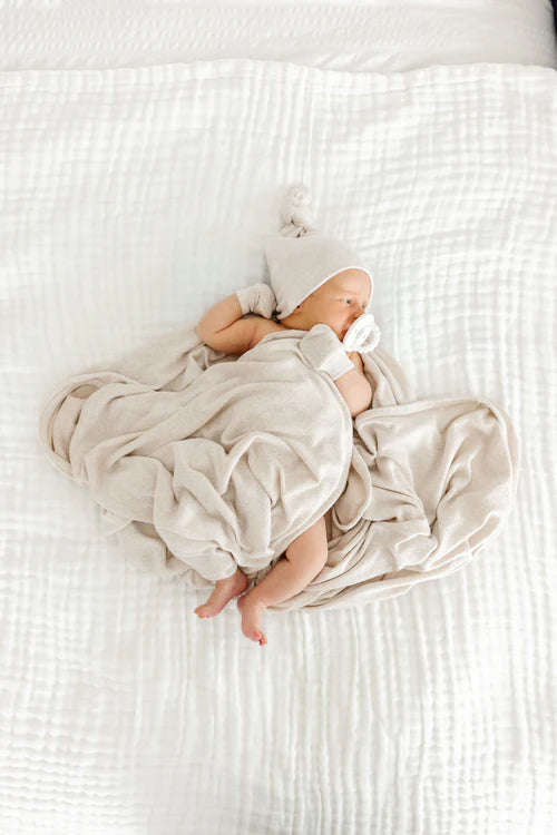 Dakota Plush Knit Swaddle Blanket - Regular Luxe (48 x 48 inches)