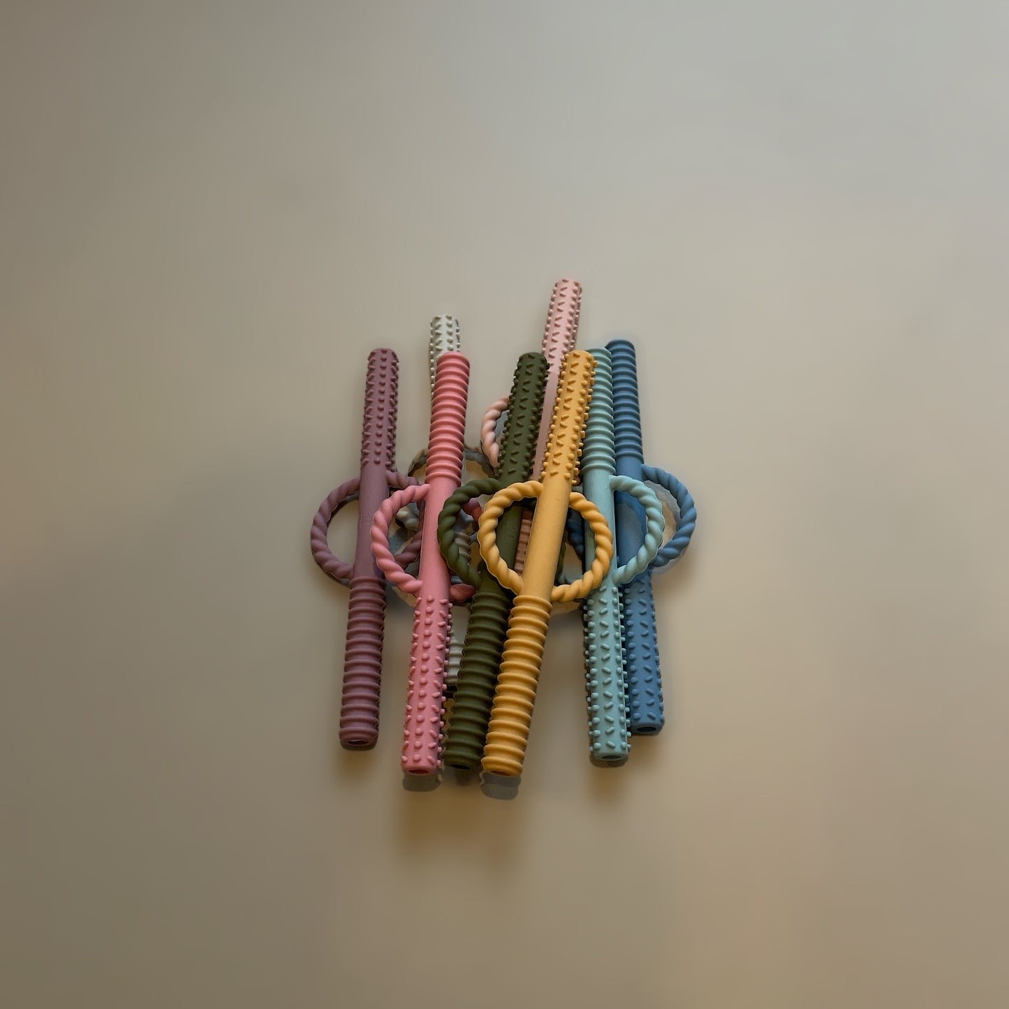 Teething Tube Set - Dragon Fly/White Sand