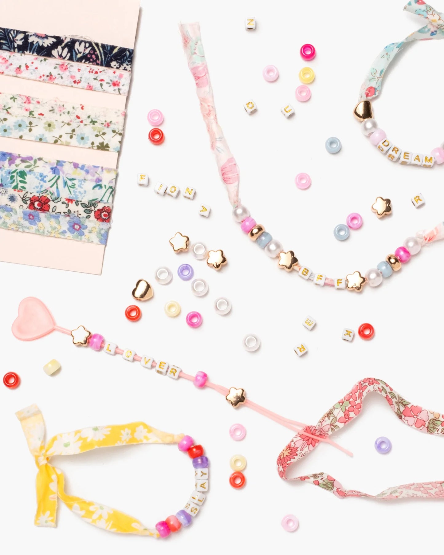 Super Gems Fabric Bracelet Kit