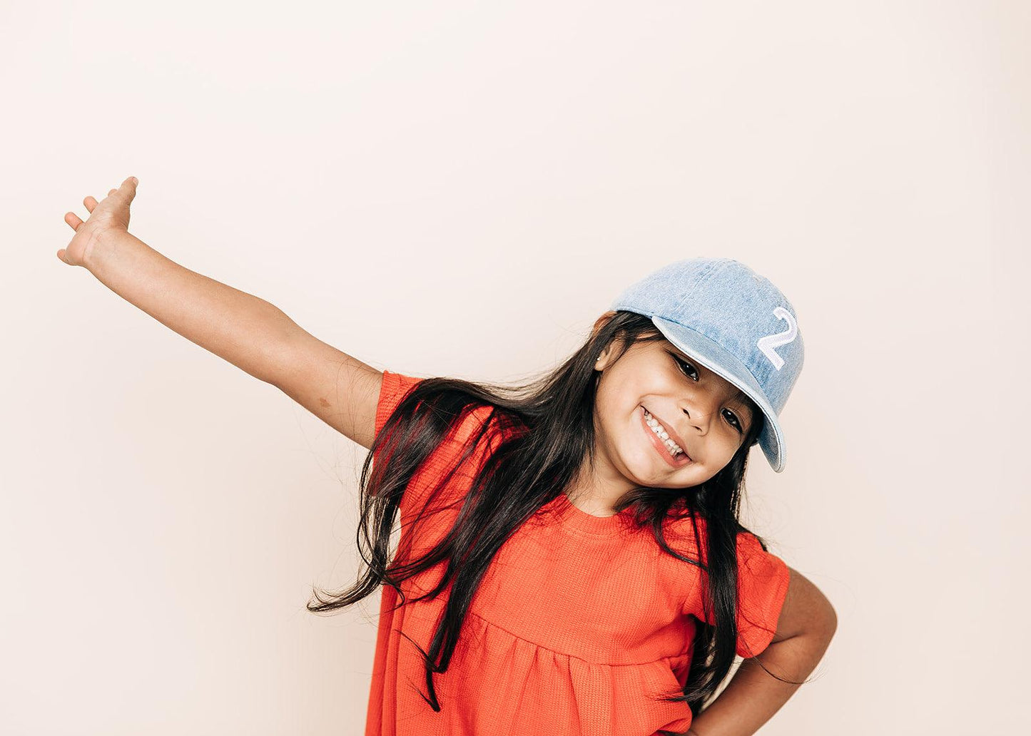 Denim Number Baseball Hat - 4 - Toddler (1Y-4Y)