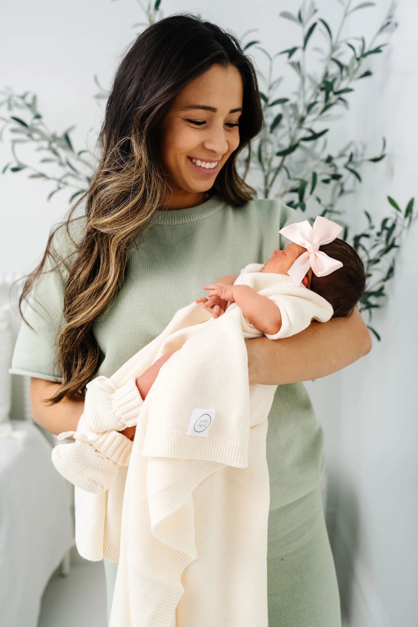 Knit Booties - Ivory