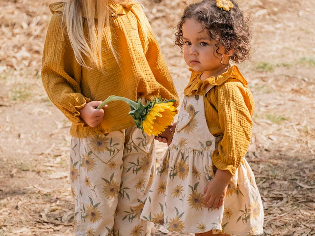 Heart Pocket Overall Dress