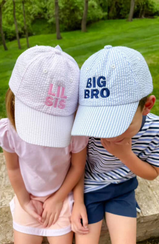 Lil Sis - Pink Stripe - Baby (0-2Y)