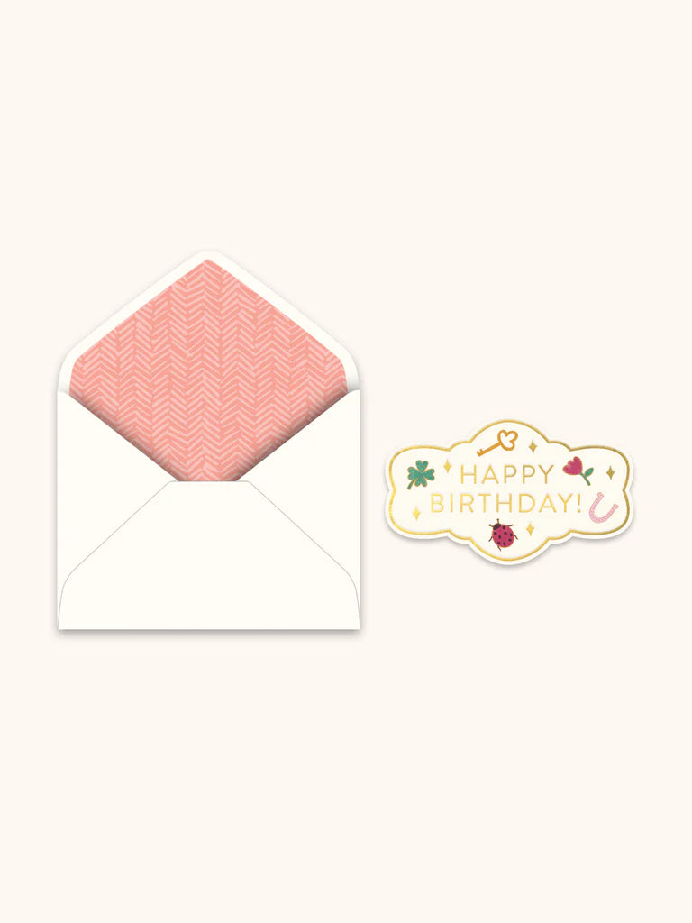 Charming Birthday Deluxe Greeting Card