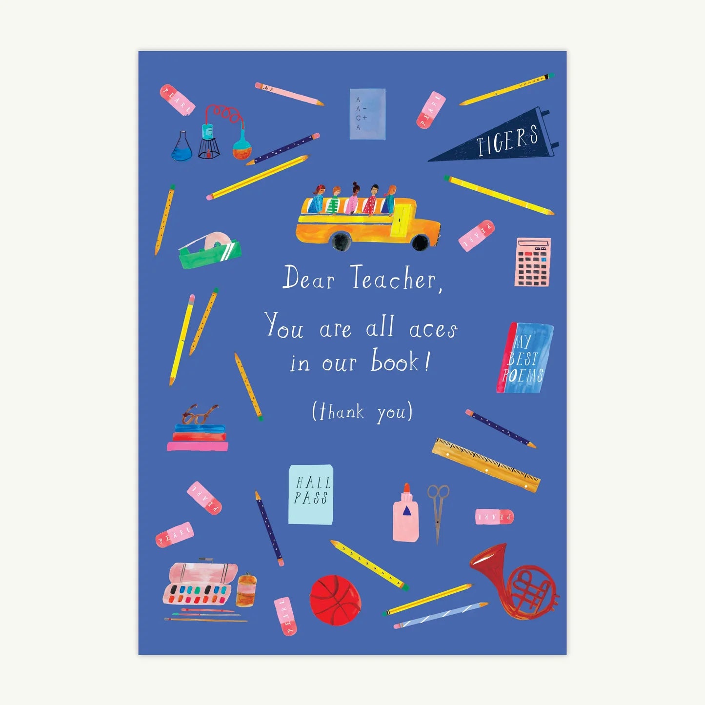 You're All Aces! - Teacher Appreciation Greeting Card