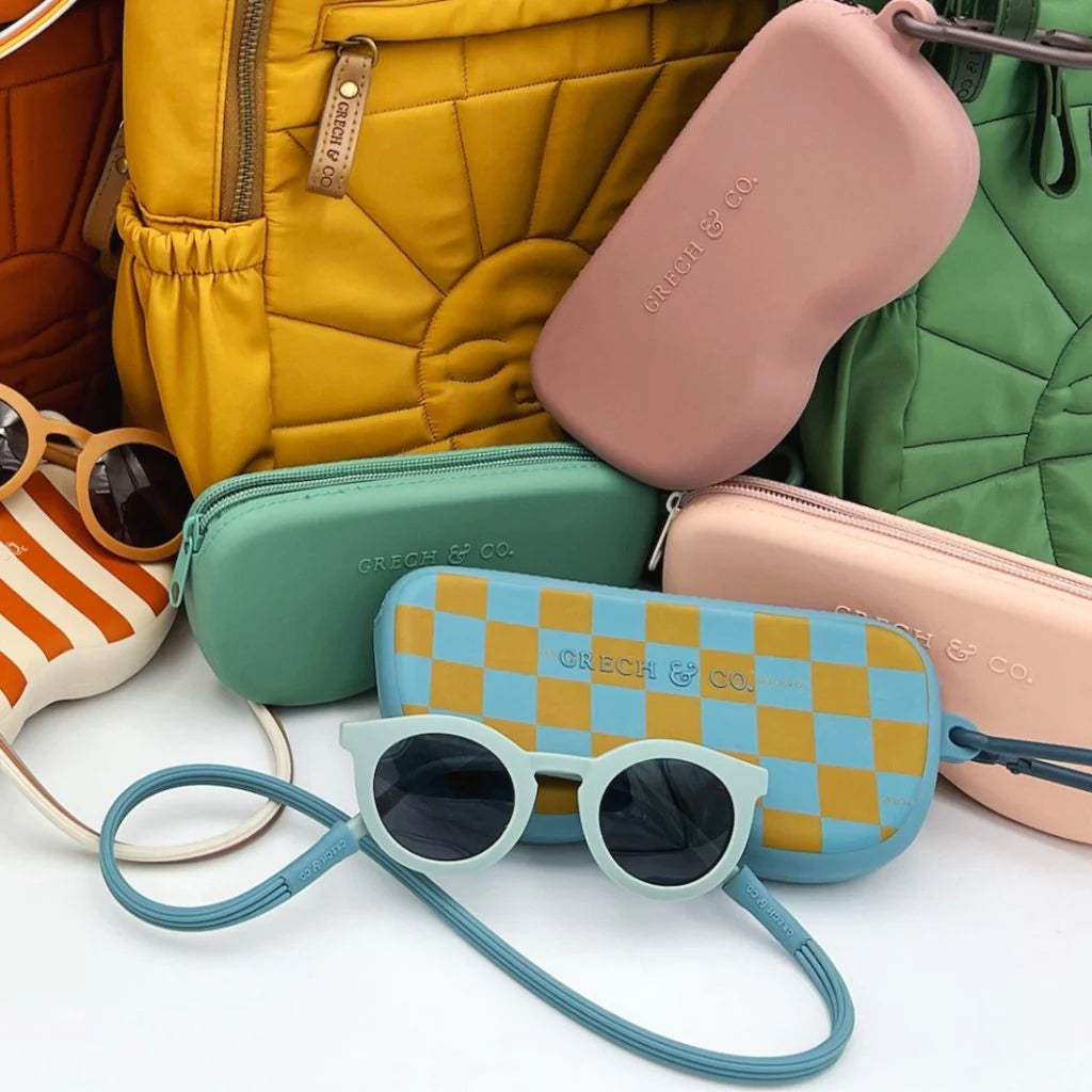 Original Round Sustainable Sunglasses - Bio Based - Bendable - Polarized - Laguna (18M-10Y)