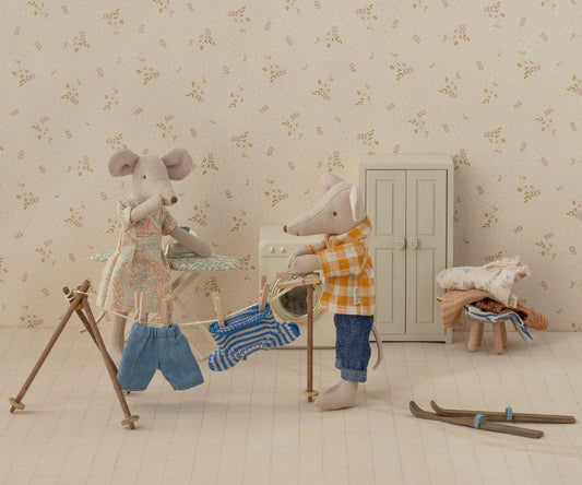 Dad mouse - Yellow gingham