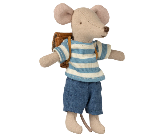 Clothes and bag, Big brother mouse - Brown