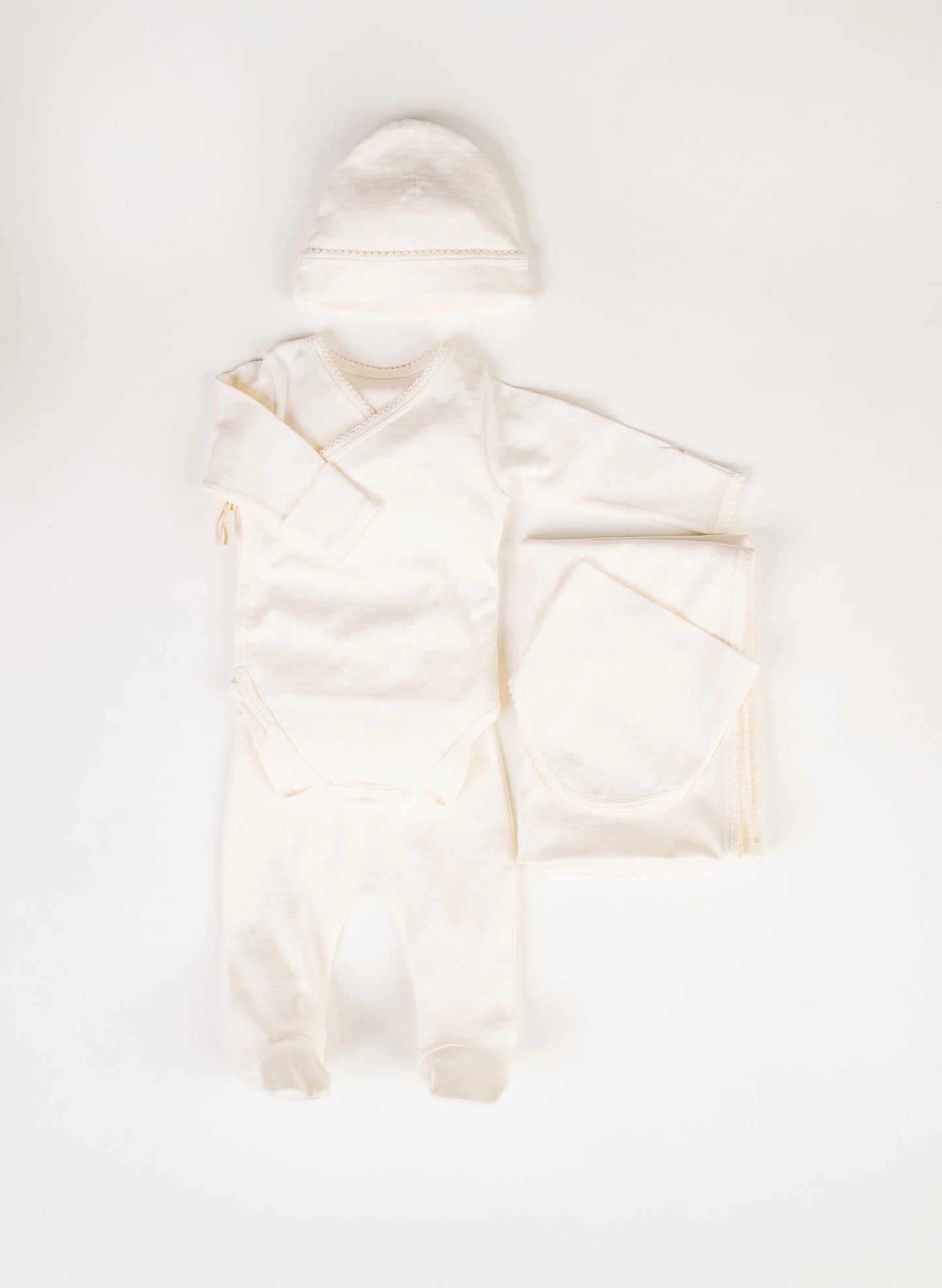 Welcome Baby Pointelle 5 Piece Set - 0-3M