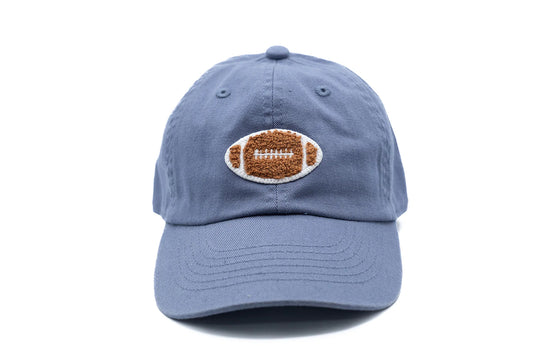 Dusty Blue Hat + Terry Football - Child (5Y-10Y)