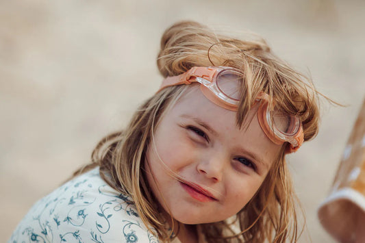 Anti UV + Fog Swim Goggles - 3-8Y - Sunset